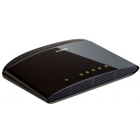 D-Link DES-1005D Non gestito Fast Ethernet (10/100) Nero (DES-1005D)