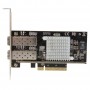 StarTech.com Scheda di rete PCI Express in Fibra ottica da 10Gb con 2 porte SFP+ aperto con Chip Intel (PEX20000SFPI)