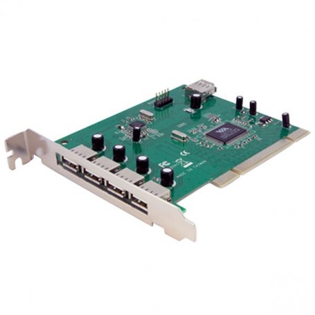 StarTech.com Scheda Pci con 7 porte USB 2.0 ad alta velocità (PCIUSB7)