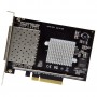 StarTech.com Scheda di Rete per Server SFP+ a Quattro Porte - PCI Express - Chip Intel XL710 (PEX10GSFP4I)