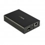 StarTech.com Convertitore multimediale Ethernet in fibra 10GbE per rete 1 / 2,5 / 5 / 10Gbps NBASE-T SFP a RJ45 Mult (MCM10GSFP)