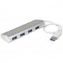 StarTech.com Hub USB 3.0 a 4 porte compatto e portatile con cavo integrato (ST43004UA)