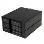 StarTech.com Scheda backplane per rack portatili hot-swap trayless in alluminio 3 alloggiamenti per SAS II/SATA I (HSB3SATSASBA)