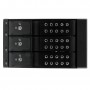 StarTech.com Scheda backplane per rack portatili hot-swap trayless in alluminio 3 alloggiamenti per SAS II/SATA I (HSB3SATSASBA)