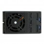 StarTech.com Scheda backplane per rack portatili hot-swap trayless in alluminio 3 alloggiamenti per SAS II/SATA I (HSB3SATSASBA)