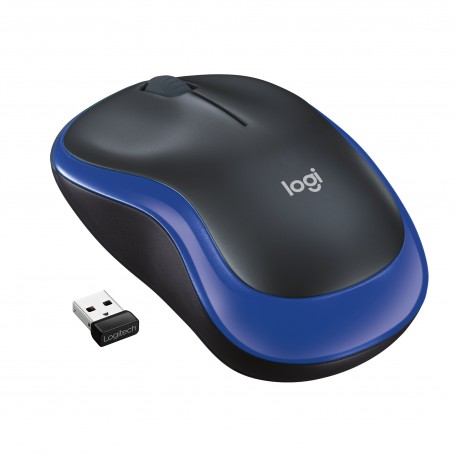 Logitech Wireless M185 mouse Ambidestro RF Wireless Ottico 1000 DPI (910-002236) (910-002239)