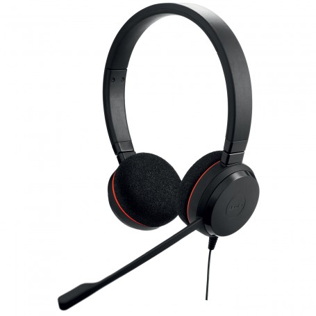 Jabra Evolve 20 MS Stereo Cuffia Padiglione auricolare USB tipo A Nero (4999-823-109)