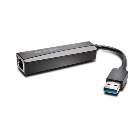 Kensington UA0000E Adattatore Ethernet USB-A — Nero (K33981WW)