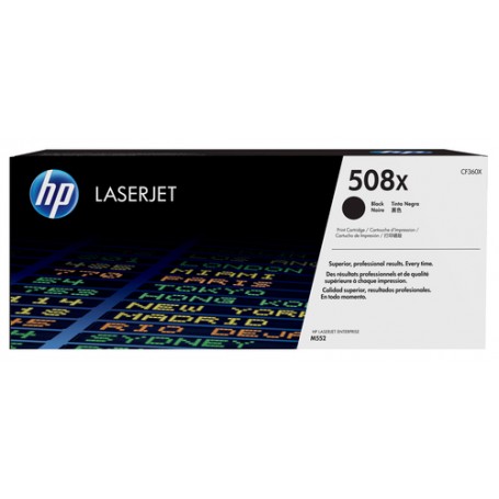 HP Cartuccia Toner originale nero ad alta capacità LaserJet 508X (CF360X)