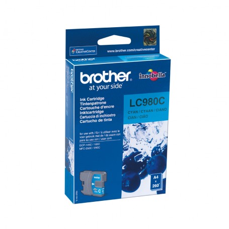 Brother LC-980C cartuccia d'inchiostro 1 pz Originale Ciano (LC980C)
