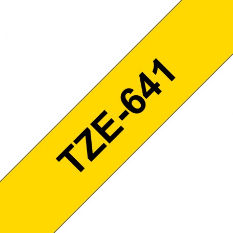 Brother TZE641 nastro per etichettatrice Nero su giallo TZe (TZE641)