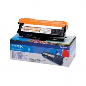 Brother TN-328C cartuccia toner 1 pz Originale Ciano (TN328C)