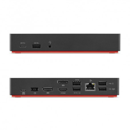 Lenovo 40AF0135EU replicatore di porte e docking station per notebook Cablato Nero (40AF0135EU)