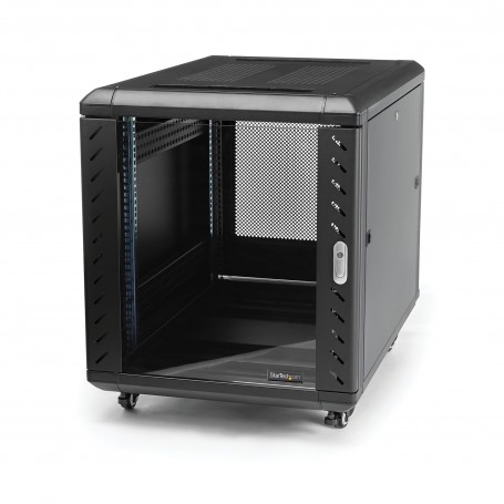 StarTech.com Armadio server rack chiuso a ribalta 12U 90 cm con ruote (RK1236BKF)
