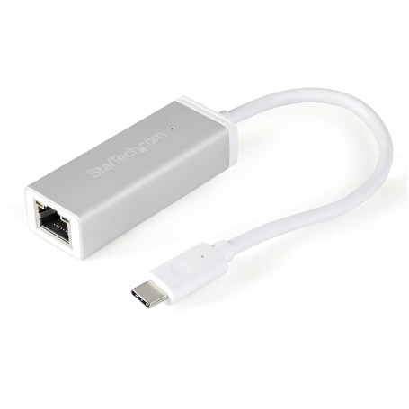 StarTech.com Adattatore di rete USB-C a RJ45 Gigabit Ethernet Gbe - M/F - Argento (US1GC30A)