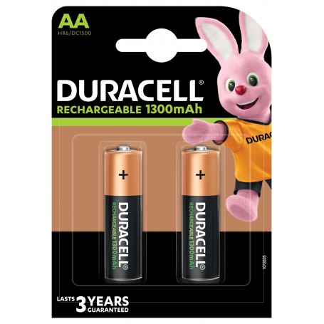 Duracell Ricaricabili Plus Stilo AA B2 2pz (DU69)