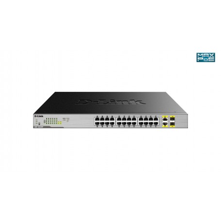 D-Link DGS-1026MP switch di rete Non gestito Gigabit Ethernet (10/100/1000) Supporto Power over Ethernet (PoE) Nero (DGS-1026MP)