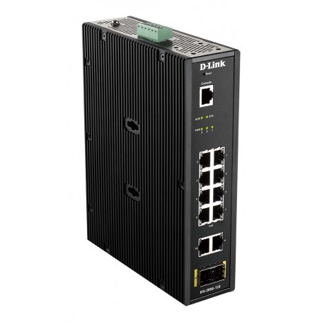 D-Link DIS-200G-12S switch di rete Gestito L2 Gigabit Ethernet (10/100/1000) Nero (DIS-200G-12S)