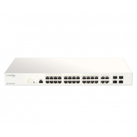 D-Link DBS-2000-28MP switch di rete Gestito Gigabit Ethernet (10/100/1000) Grigio (DBS-2000-28MP)