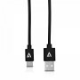 V7 Cavo USB nero da USB 2.0 A maschio a USB-C maschio 2m 6.6ft (V7U2AC-2M-BLK-1E)