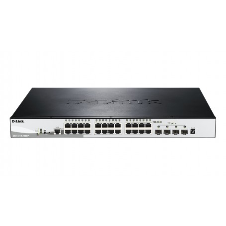 D-Link DGS-1510-28XMP switch di rete Gestito L2/L3 Gigabit Ethernet (10/100/1000) Supporto Power over Ethernet  (DGS-1510-28XMP)
