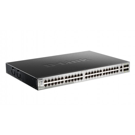 D-Link DGS-3130-54TS Gestito L3 Gigabit Ethernet (10/100/1000) Nero, Grigio (DGS-3130-54TS/SI)