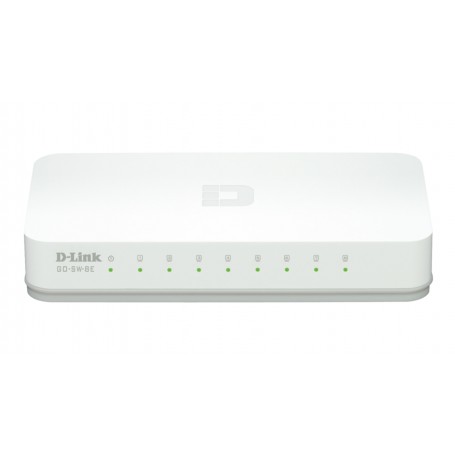 D-Link GO-SW-8E/E switch di rete Non gestito Fast Ethernet (10/100) Bianco (GO-SW-8E)