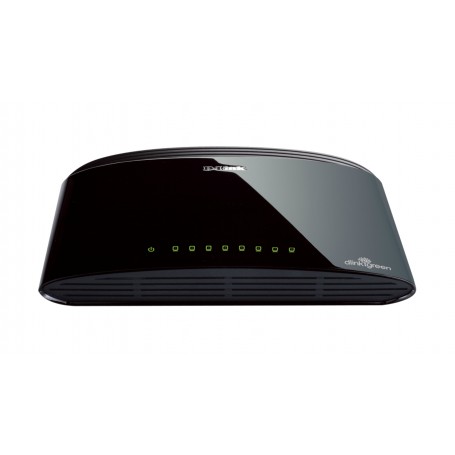 D-Link DES-1008D Non gestito Fast Ethernet (10/100) Nero (DES-1008D)