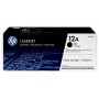 HP 12A 2-pack Black Original LaserJet Toner Cartridges with UltraPrecise Toner cartuccia toner 2 pz Originale Nero (Q2612AD)