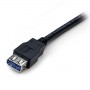 StarTech.com Cavo prolunga USB 3.0 SuperSpeed Tipo A da 2m da A ad A - Maschio/Femmina (USB3SEXT2MBK)