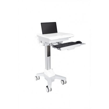 Multibrackets 0766 carrello e supporto multimediale Argento, Bianco Computer portatile Carrello multimediale (MB0766)