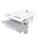 Multibrackets 0766 carrello e supporto multimediale Argento, Bianco Computer portatile Carrello multimediale (MB0766)