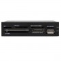 StarTech.com Lettore per schede di memoria multimediali USB 2.0 22 in 1 alloggiamento frontale 3,5'' - colore nero (35FCREADBK3)