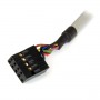 StarTech.com Lettore per schede di memoria multimediali USB 2.0 22 in 1 alloggiamento frontale 3,5'' - colore nero (35FCREADBK3)