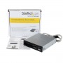 StarTech.com Lettore per schede di memoria multimediali USB 2.0 22 in 1 alloggiamento frontale 3,5'' - colore nero (35FCREADBK3)
