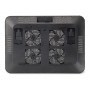 Conceptronic Pad di raffreddamento per notebook a 4 ventole (CNBCOOLPADL4F)
