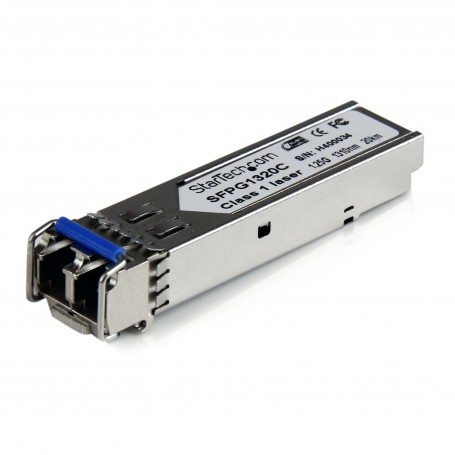 StarTech.com Modulo ricetrasmettitore SFP in fibra Gigabit compatibile con Cisco SM LC con DDM – 20 km (Mini-GBIC) (SFPG1320C)