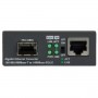 StarTech.com Convertitore multimediale Gigabit Ethernet a Fibra con slot SFP aperto 10/100/1000 (MCM1110SFP)
