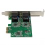 StarTech.com Adattatore Scheda di Rete Ethernet Gigabit PCI express PCIe NIC a 2 porte RJ45 da 1 Gbps (ST1000SPEXD4)