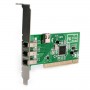 StarTech.com Scheda adattatore FireWire 1394a PCI a 4 porte - 1 interna 3 esterne (PCI1394MP)