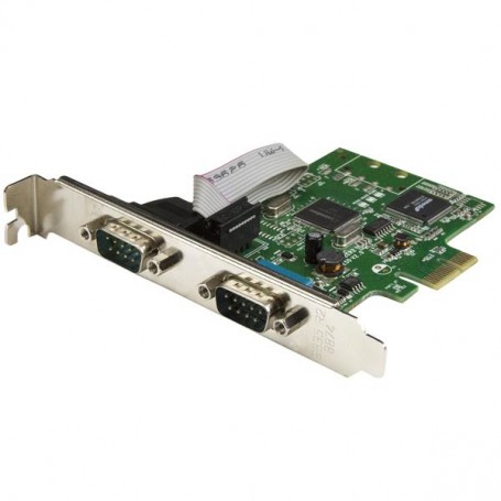 StarTech.com Scheda Seriale PCI Express da 2 porte DB9 con UART 16C1050 - RS232 (PEX2S1050)