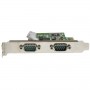 StarTech.com Scheda Seriale PCI Express da 2 porte DB9 con UART 16C1050 - RS232 (PEX2S1050)