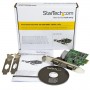StarTech.com Scheda Seriale PCI Express da 2 porte DB9 con UART 16C1050 - RS232 (PEX2S1050)