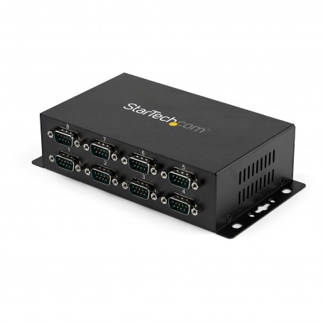 StarTech.com Hub adattatore USB a DB9 RS232 seriale 8 porte – Guide DIN industriali DIN e montabile a parete (ICUSB2328I)