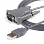 StarTech.com Cavo adattatore USB a Seriale RS232 DB9 / DB25 - Cavo Adattatore seriale USB a DB9 / DB25 RS232 ad 1 (ICUSB232DB25)