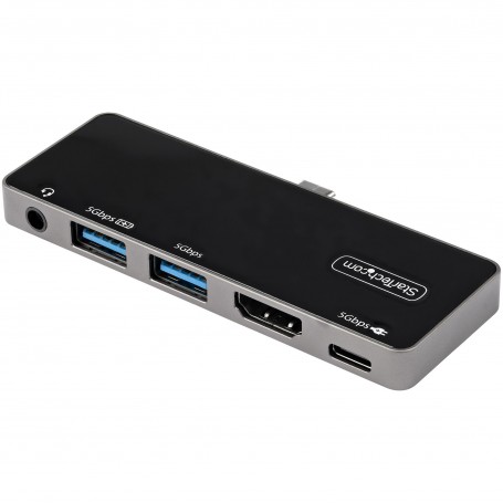 StarTech.com Adattatore Multiporta USB C a HDMI 4K 60Hz, Hub USB 3.0 a 3 porte, HDMI 2.0 Audio - USB-C Mini Docking (DKT30ICHPD)
