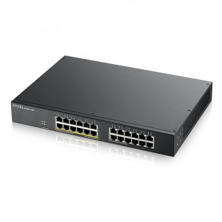 Zyxel GS1900-24EP Gestito L2 Gigabit Ethernet (10/100/1000) Supporto Power over Ethernet (PoE) Nero (GS1900-24EP-EU0101F)