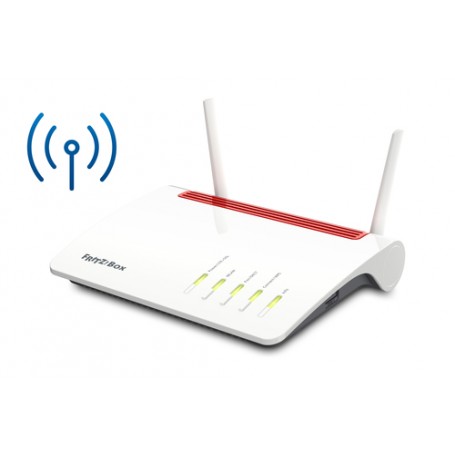 FRITZ! Box 6890 LTE router wireless Gigabit Ethernet Dual-band (2.4 GHz/5 GHz) 3G 4G Rosso, Bianco (20002818)
