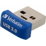 Verbatim Store 'n' Stay NANO - Memoria USB 3.0 da 64 GB - Blu (98711)