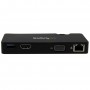 StarTech.com Mini Docking Station Universale per Laptop USB 3.0 con uscita HDMI/VGA e Gigabit Ethernet USB3.0 (USB3SMDOCKHV)